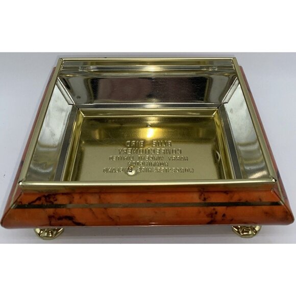 Blue Bird Confectionery Harry Vincent Limited Candy Tin Orange Gold England - Picture 8 of 14